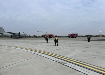 Amplu exercițiu interinstituțional la Aeroportul Arad