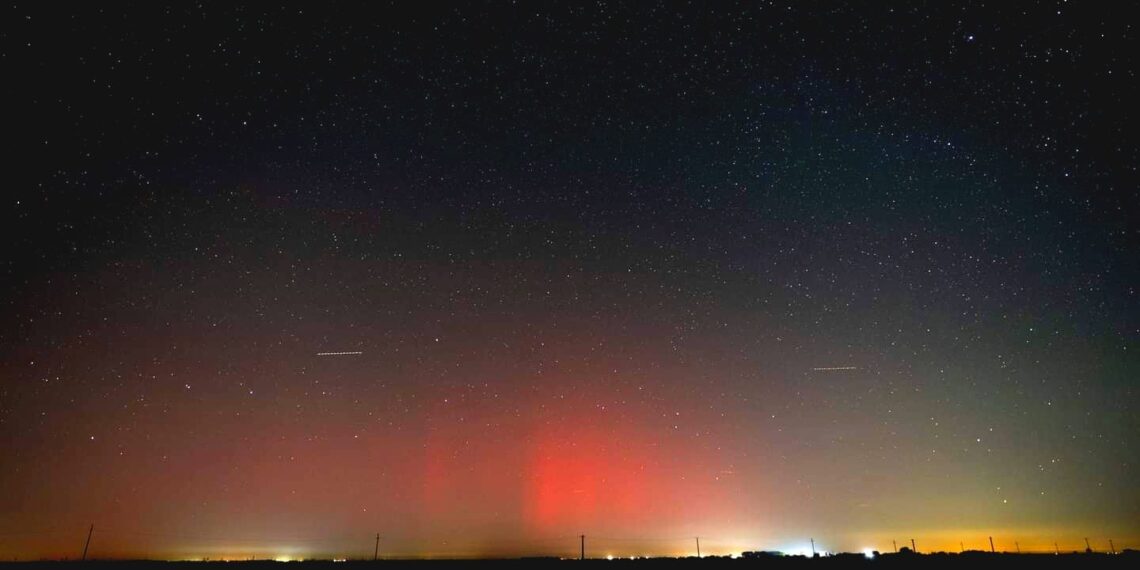 Spectacol pe cer, noaptea trecută în Timiș