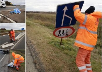 Angajații Direcției de Drumuri și Poduri, intervenție pe Centura Timișoarei