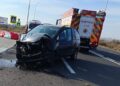 Accident la ieșire din Arad