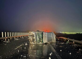 Accident pe A1, în apropiere de Pecica/Video