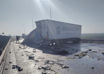 Circulație complet blocată pe A1, în zona Orțișoara/Video