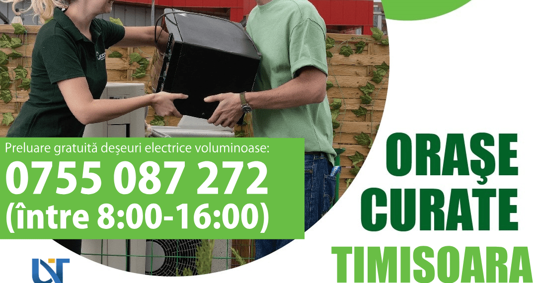 La Timișoara începe campania pentru colectarea și reciclarea deșeurilor electrice și electronice