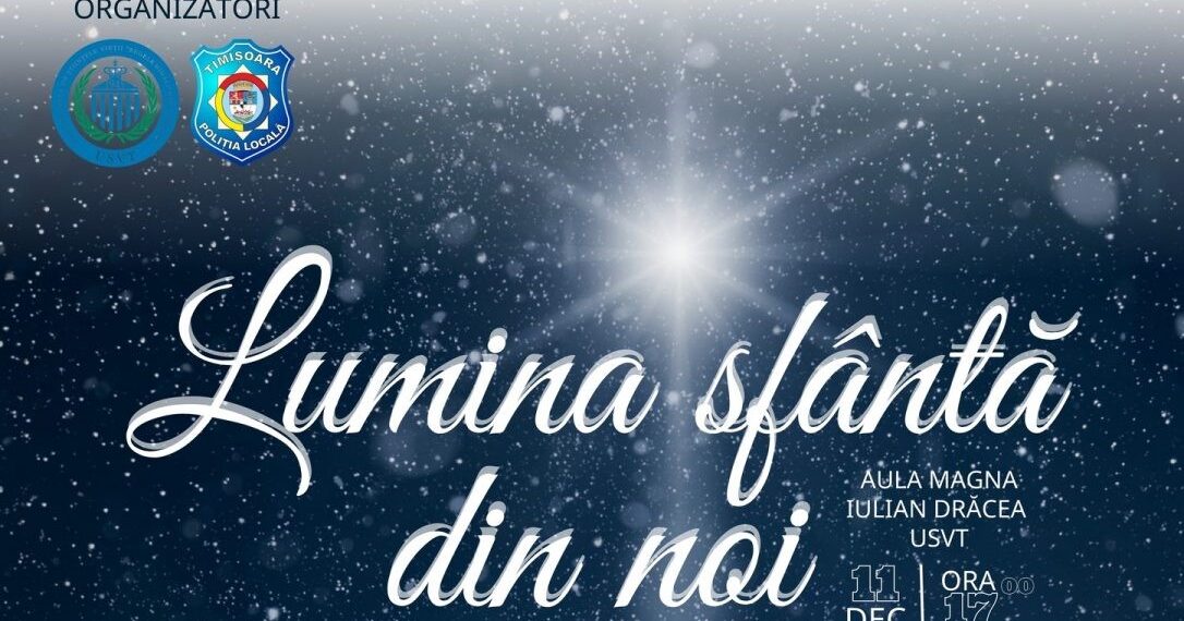 Eveniment caritabil pentru copii organizat de Poliția Locală Timișoara