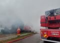 Incendiu în județul Arad, a luat foc centrala termică