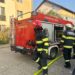 Incendiu într-un bloc din Arad/Foto