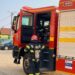 Incendiu într-un bloc din Arad/Foto