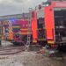 Incendiu la un atelier de tâmplărie din Arad