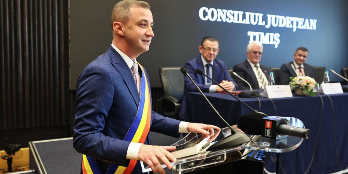 Alfred Simonis de la PSD este noul președinte al CJT pentru următorii 4 ani/Foto