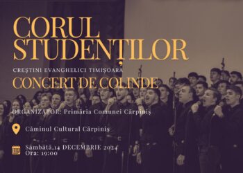 Concert de colinde la Cărpiniș. O seară magică în spiritul sărbătorilor de iarnă