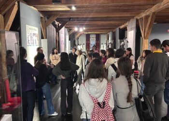 Vizită educațională la muzeu. Elevii din Timișoara și Ungaria descoperă istoria