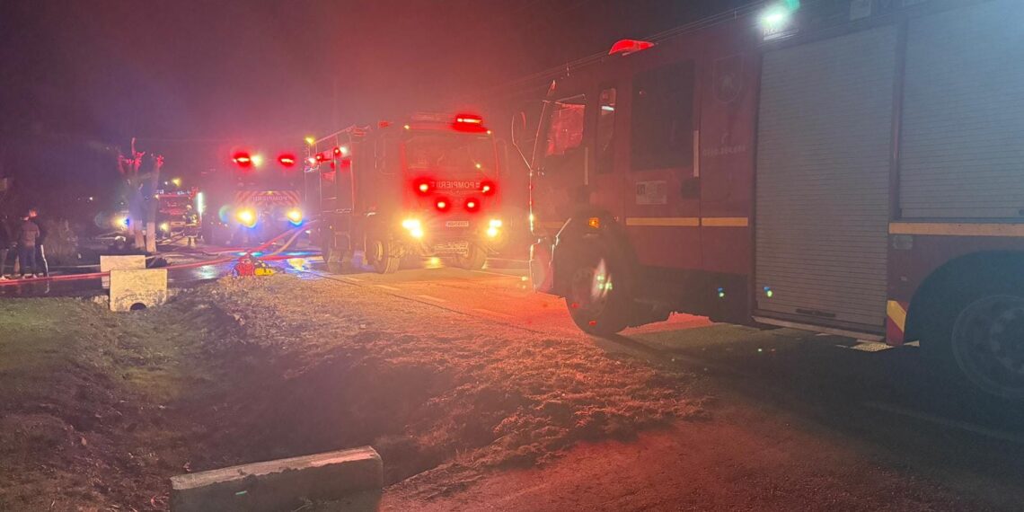 Incendiu la o pensiune din Chesinț