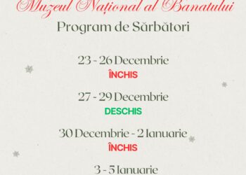 Program de sărbătoare la Muzeul Național al Banatului