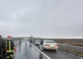 7 mașini accidentate într-un carambol pe A1