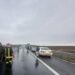 7 mașini accidentate într-un carambol pe A1