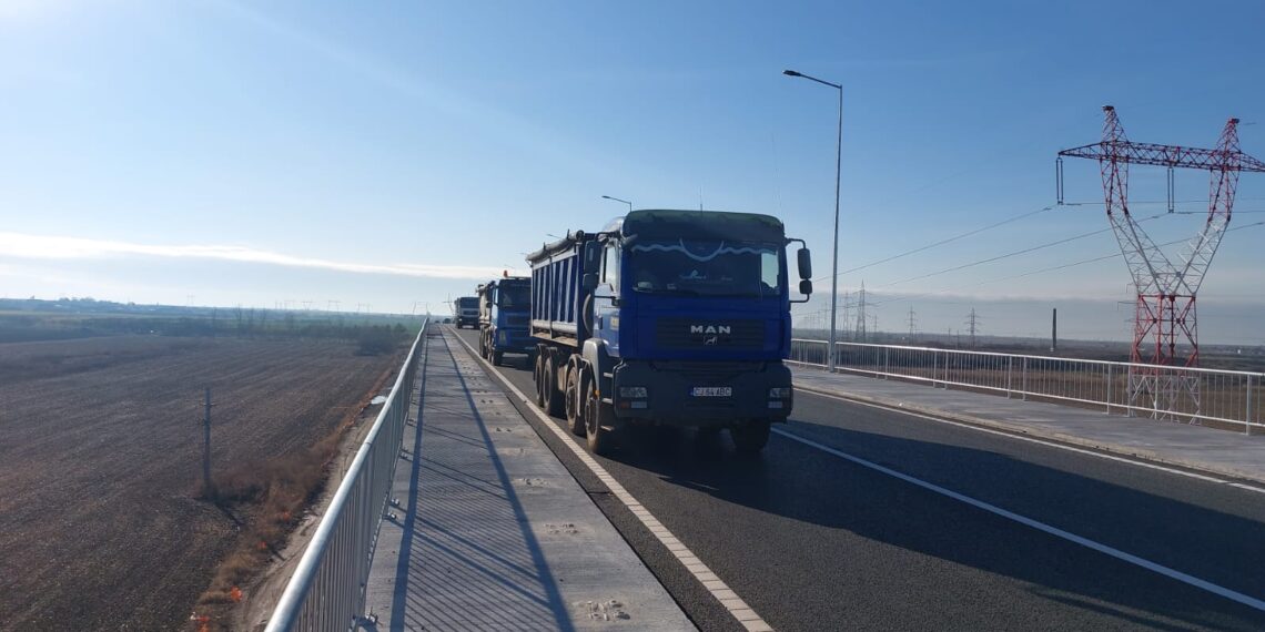 Teste pe noul pod peste Mureș de pe varianta est de ocolire a Aradului/Foto