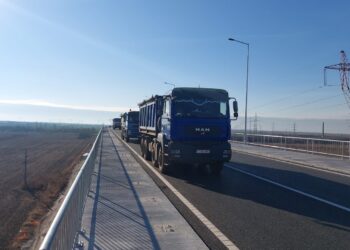 Teste pe noul pod peste Mureș de pe varianta est de ocolire a Aradului/Foto