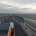 Lucrări pe autostrada A1. Se montează parapeți