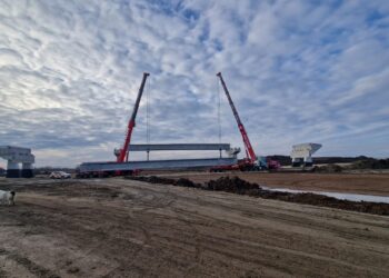 A reînceput construcția pe șantierul drumului DN 69 Timișoara – Arad cu autostrada A1