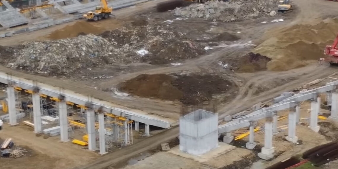 Noul stadion al Timișoarei începe să prindă contur