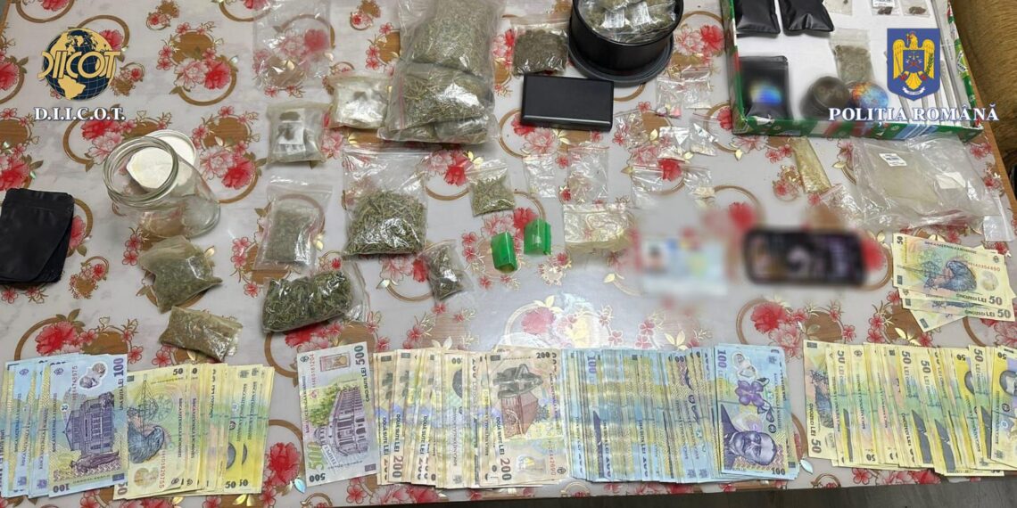 10 mandate de percheziție în județul Arad, într-un dosar de trafic de droguri