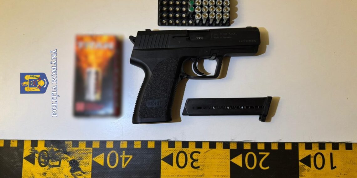 Tânăr de 21 ani, reținut pentru uz de armă fără drept