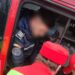 Polițist pus la pământ de un tânăr motociclist. A avut nevoie de îngrijiri medicale