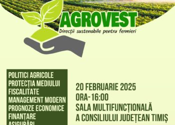 Direcțiile sustenabile pentru fermieri, în discuție la Consiliul Județean Timiș