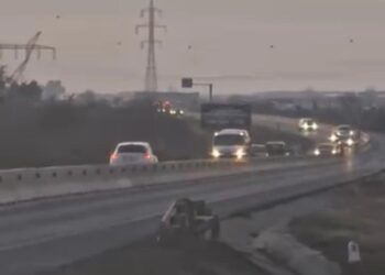 VIDEO. „Dacă pe acolo are drum”. Șofer filmat pe contrasens, pe Centura Timișoarei