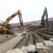 Stadionul „Dan Păltinișanu”, demolat în ritm alert/Foto