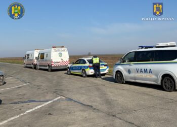 Controale fulger pe Autostrada A1, în apropierea frontierei Nădlac/Video
