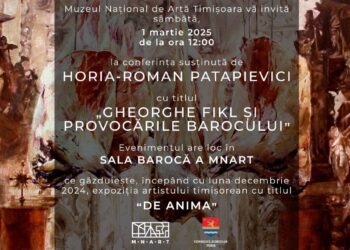 Conferința lui Horia-Roman Patapievici cu titlul „Gheorghe Fikl și provocările barocului” la Muzeul Național de Artă