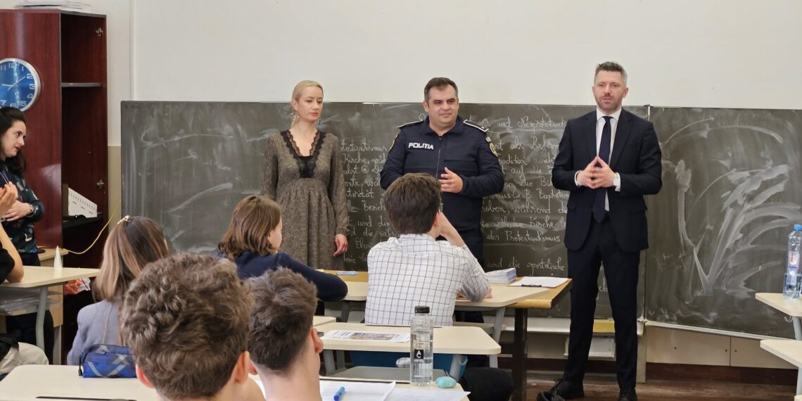 „Școala ta în siguranță”, astăzi la Liceul Teoretic „Nikolaus Lenau” din Timișoara