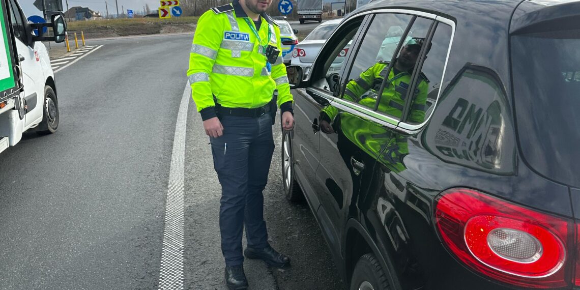 Razie a Poliției pe drumurile publice din Caraș-Severin