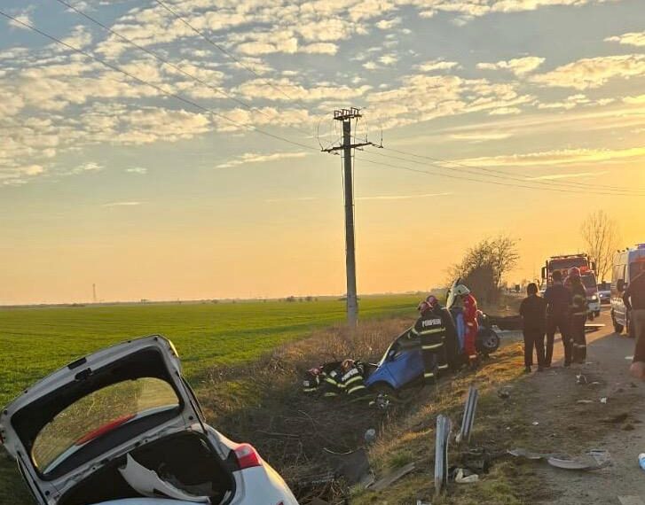 Accident cu 5 victime în județul Arad