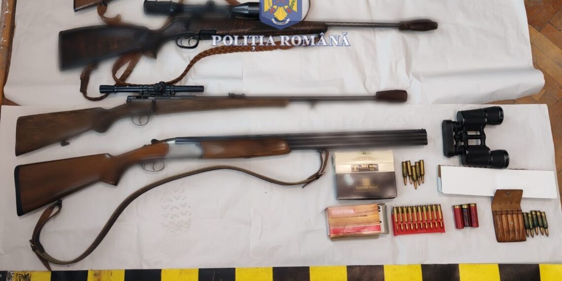 Flagrant și percheziții privind traficul ilegal de arme în județul Timiș