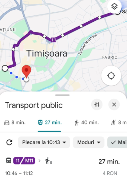 SMTT lansează o modalitate modernă de informare a călătorilor prin Google Maps