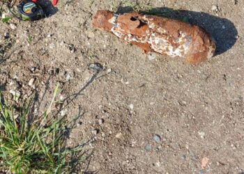 Bombă de aruncător, descoperită la Arad