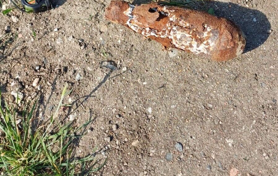 Bombă de aruncător, descoperită la Arad