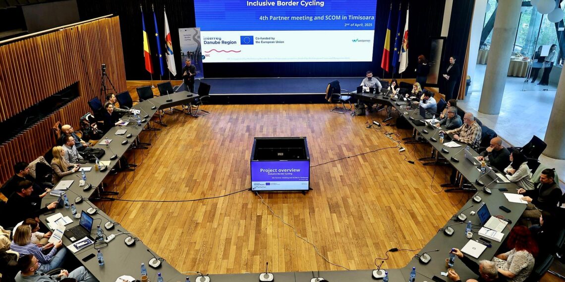 Consiliul Județean Timiș a găzduit a patra întâlnire de parteneriat din cadrul proiectului „Inclusive Border Cycling” (IBC)