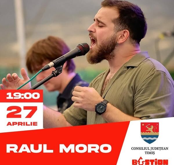 Raul Moro și Sonatic, duminică, în concert la Bastion