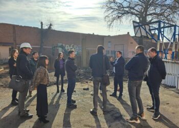 Liceul „Iulia Hasdeu” din Lugoj, în plin proces de reabilitare. Călin Dobra a fost să vadă care e stadiul lucrărilor