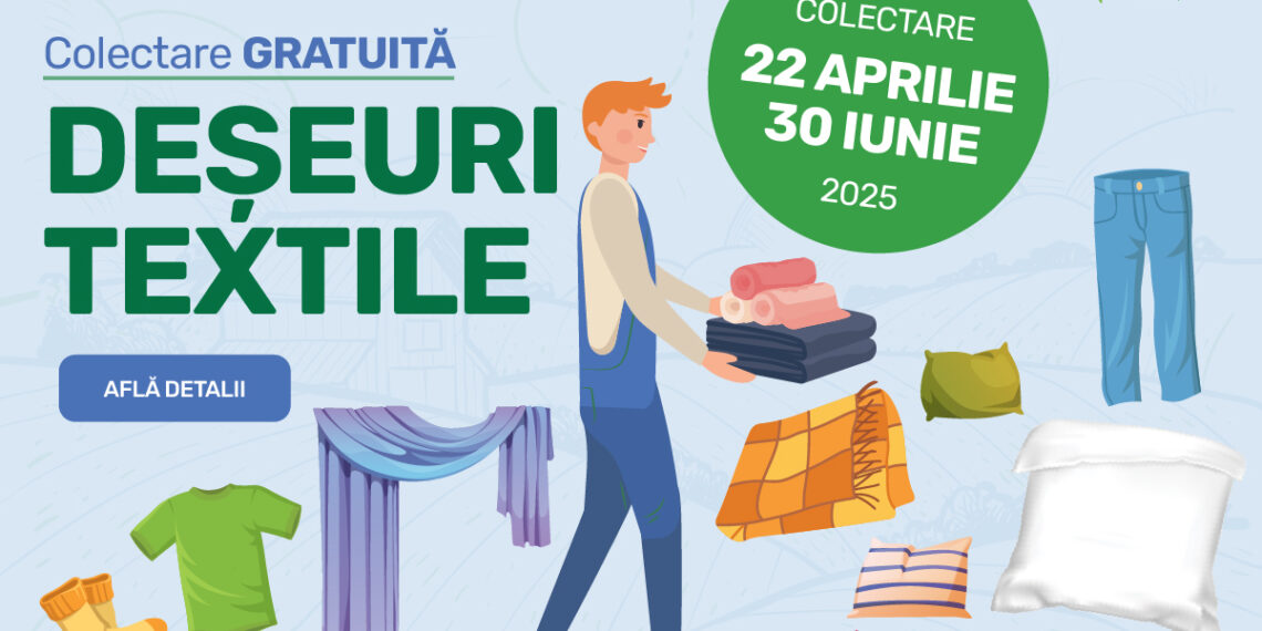 RETIM și ADID Timiș lansează prima campanie de colectare GRATUITĂ a deșeurilor textile în Zona 1 Timișoara