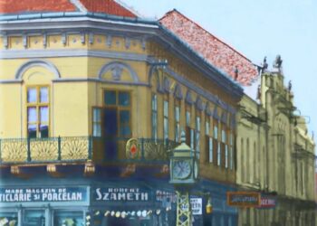 Ceasul din Lugoj stârnește controverse – culoarea originală din 1924, readusă la viață