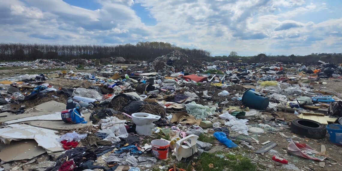 Groapă clandestină pe strada Herendeștiului din Lugoj! Primarul Călin Dobra a surprins un șofer care intenționa să descarce deșeuri ilegal