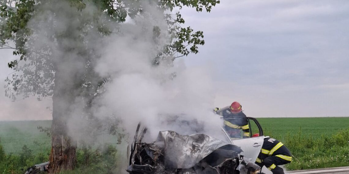 Accident cumplit în localitatea Blajova. Șoferul a murit