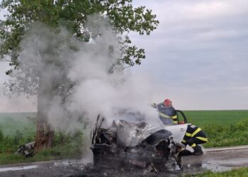 Accident cumplit în localitatea Blajova. Șoferul a murit