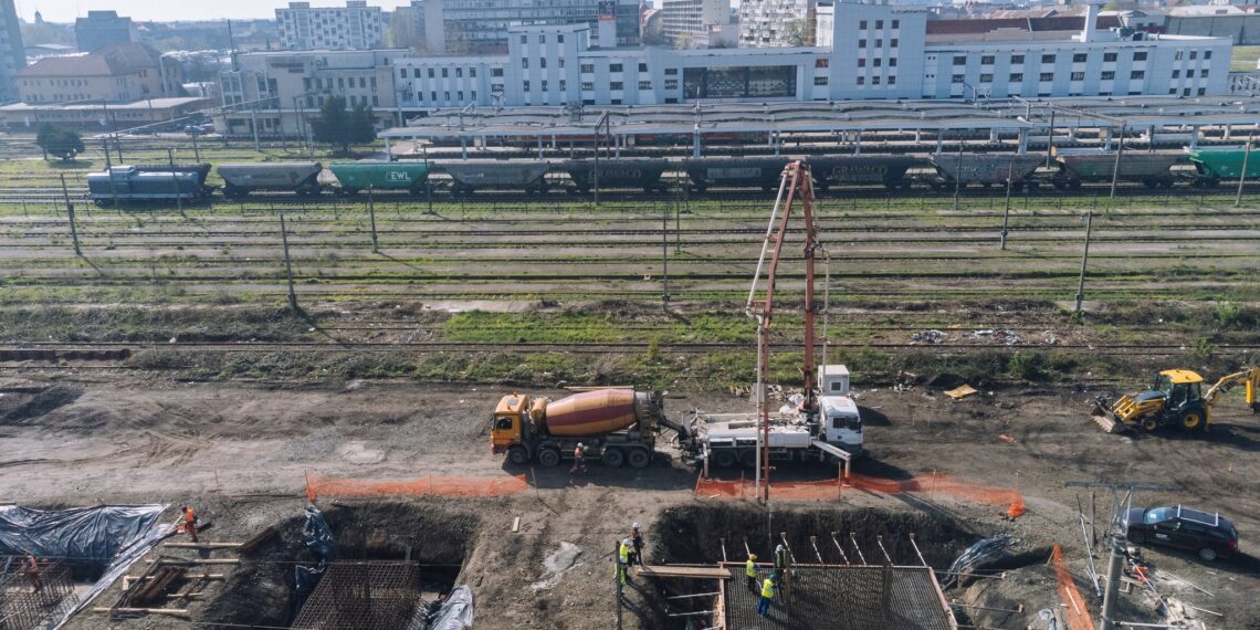 Continuă lucrările pe lotul 3Timișoara Est – Ronaț Triaj