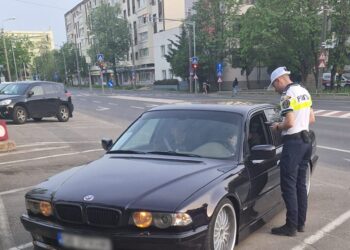 Razie de amploare a Poliției Rutiere la Timișoara/Foto