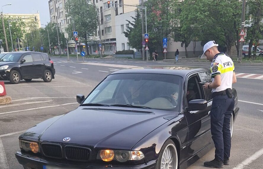 Razie de amploare a Poliției Rutiere la Timișoara/Foto